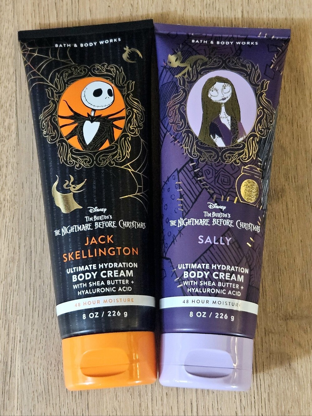 Bath & Body Works x NBC Nightmare Before Christmas JACK & SALLY BODY CREAM SET